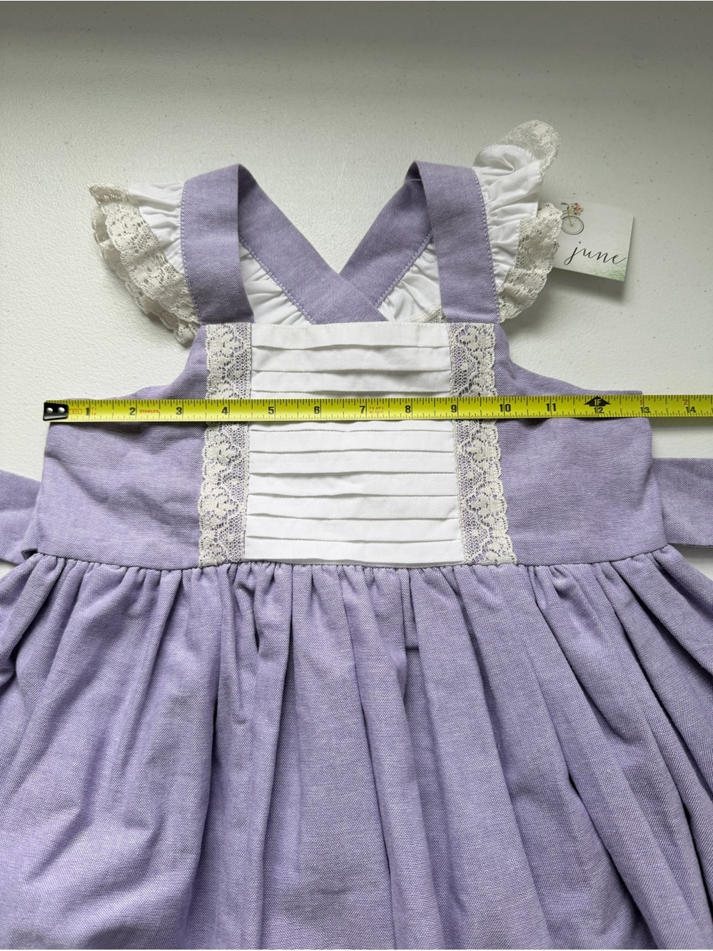 Oliver + June Light Purple Boutique Dress Prairie Pinnie Size 6 NWT‎ - Picture 8 of 10